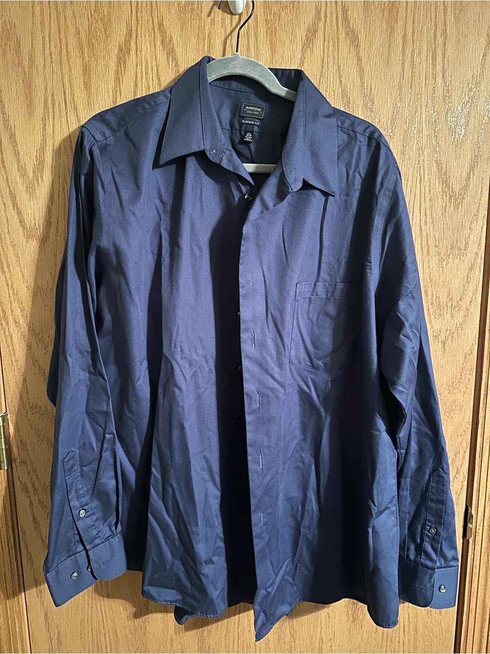 Arrow Men's Navy Long sleeve Shirt